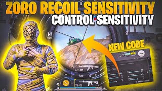 NEW UPDATE 2.8.0 🔥 BEST SENSITIVITY CODE + CONTROL SETTINGS PUBG MOBILE/BGMI | BEST 4 FINGER IPHONE