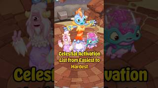 Celestial Activation List from Easiest to Hardest - My Singing Monsters