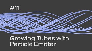 Cinema 4D Quick Tip #11 - Growing Tubes with Particle Emitter