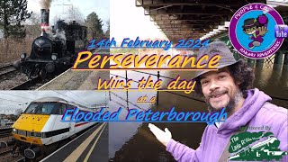 Perseverance wins the day at flooded Peterborough