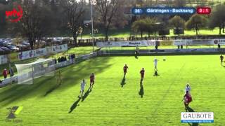 16.11.2014 FC Gärtringen vs TSG Backnang: Zusammenfassung Halbzeit 1