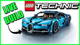 Lego Bugatti Chiron Build - PART 1 LIVESTREAM