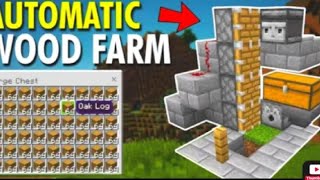 Minecraft easiest wood farm tutorial