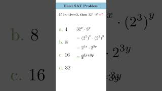 A nice SAT problem. #satmath #math #algebra