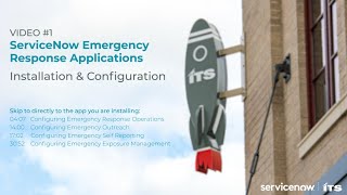 Installation and Configuration of ServiceNow Emergency Response Apps