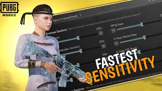 New Best Fastest sensitivity + Control Code For PUBG Mobile 2023 | New 2.8 update 🔥