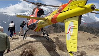 Helicoptertour in the Himalayas