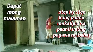 Tips kung paano makatipid sa paunti unting pagawa ng bahay, | Update