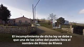 La pelea de un pueblo para que no lo arruinen con otra Memoria Histórica