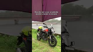 KTM 390 Adventure rain shots 🌧️☔️☔️⛈️ #shorts #ktm390 #ktm390adventure #ktm #thoughts #reels  l