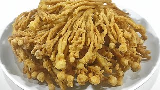 SUPER RENYAH!! RESEP JAMUR ENOKI CRISPY TAHAN BERJAM-JAM ANTI GAGAL!!