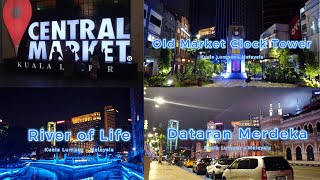 Review Lengkap Pasar Sentral, Old Market Clock, River of Life dan Daratan Merdeka - KL Malaysia