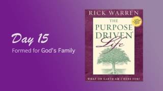 Purpose Driven Life Day 15