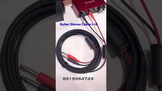 Nylon Stereo Cables