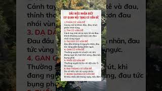 Dấu hiệu nhận biết cơ quan nội tạng có vấn đề #suckhoe #doisong #baihoccuocsong #xuhuong #reels