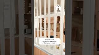 FIXUNIK #Shorts - ONNA Folding Door Pintu Lipat PVC Penyekat Ruangan (Ukuran Custom)  #barangunik