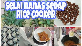 Selai nanas sedap ricecooker|isian nastar terbaik|Homemade pineapple jam