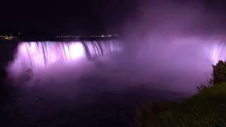 Niagara Falls At Night