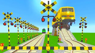 踏切 アニメ Train Railway Railroad Crossing Animation Minecraft