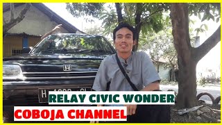 relay civic wonder / pasang relay civic