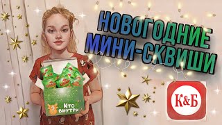 НОВОГОДНИЕ МИНИ-СКВИШИ ИЗ КРАСНОГО БЕЛОГО.СОБРАЛИ ВСЮ КОЛЛЕКЦИЮ #игрушкидлядетей #распаковкаигрушек