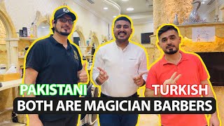 BEST BARBERS IN THE WORLD || AJMAN UAE || FACIAL || HAIR SHOWER || ANTALIA HAIRCUTTING SALOON