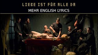 Rammstein - Mehr English Lyrics