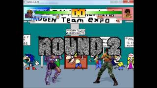 Mugen All Stars Legends Episode 77 Rax Coswell (me) VS Warhead