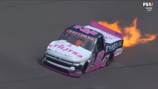 CAUTION #3 FOR MATT MILLS - 2024 BAPTIST HEALTH 200 - 2024 NASCAR CRAFTSMAN TRUCK SERIES