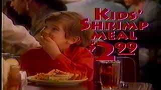 Retro Red Lobster Restaurant Commercial 1994 20 Shrimp and More Platters