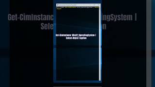 Retrieve System Information with PowerShell Quick Tips #sysadmin #beginner #powershell #cmd