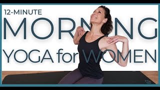 12 min Morning Yoga For Women Over 50! | Full Body Stretch