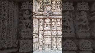 Sculptures at Konark Sun Temple, Odisha #suntemple #konark #odisha #viral #shorts #youtube #yt