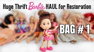 Thrift BARBIE HAUL! Bag ONE!