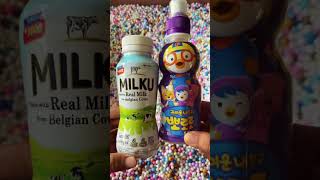 Menemukan Minuman Pororo Blueberry dan Susu Milku didalam kardus #huntingjajan #minuman #drink