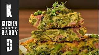 Ham, Pea and Asparagus Frittata | Kitchen Daddy