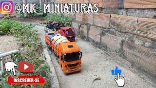 viajando com meu caminhão volvo vm #brinquedos #miniaturas #miniaturasdecaminhão #fazenda #minis