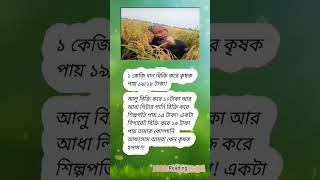 ১ কেজি ধান বিক্রি করে কৃষক পায় মাত্র #motivation #shortvideo #shortsvideo #shorts #youtubeshorts