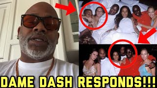 Dame Dash REACTS To Laying In Bed With Diddy Pics After Diddy FACES LIFE Over Trafficking & More