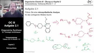 OC III - Übung 2.1: Restrosynthese (I), der Schnitt neben Heteroatomen