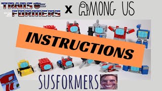 (INSTRUCTIONS) Lego Transformers x Among Us: Susformers