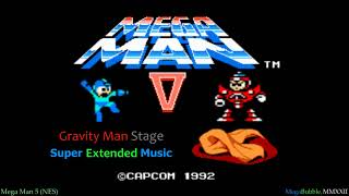 Mega Man 5 (NES) - Gravity Man Stage Music (Extended)