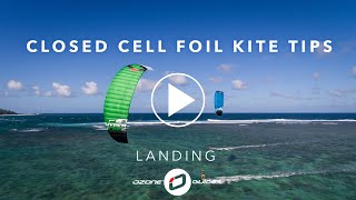 Ozone Closed Cell Foil Kite - LANDING