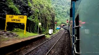 Konkan Railway :- Train Skipping Scenic Ukshi Railway Station