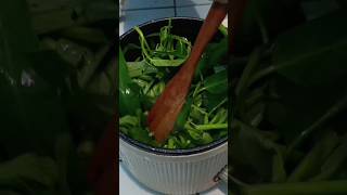 masak kangkung pake panci listrik #asmr #masakanrumahan #vlogadayinmylife