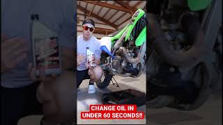 CHANGE OIL IN UNDER 60 SECONDS!!