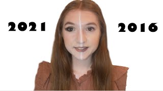 2016 / 2021 : Mon évolution maquillage