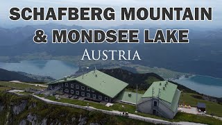 Schafberg Mountain and Mondsee Lake in Austria