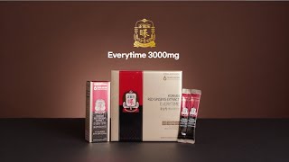 정관장(KGC) 제품 홍보 비디오(Product info video) - 홍감정 에브리타임(Everytime) 3000mg