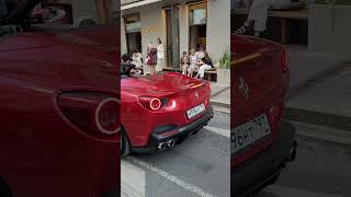 Ferrari Portofino выхлоп on Moscow